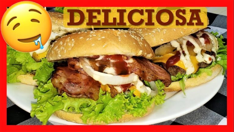 Hamburguesas con toque de tocino: receta irresistible