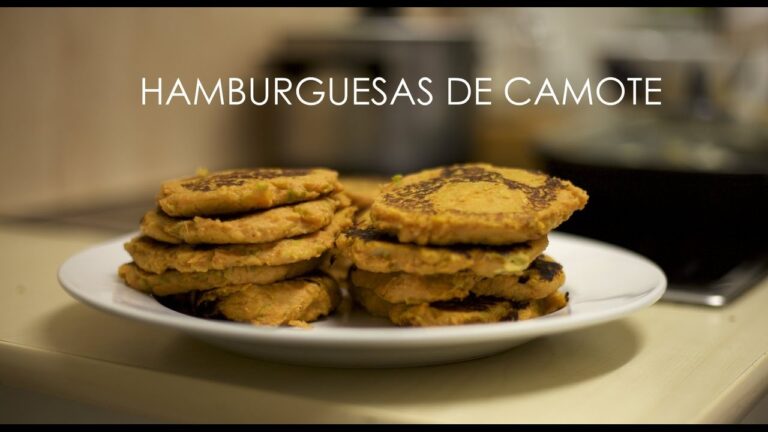Receta: Ingredientes para hamburguesas de camote