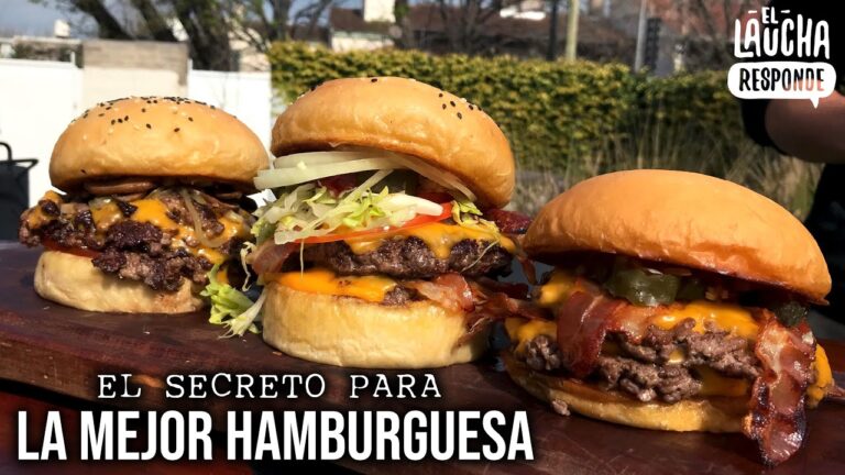 Secretos para la cocción perfecta de hamburguesas gourmet