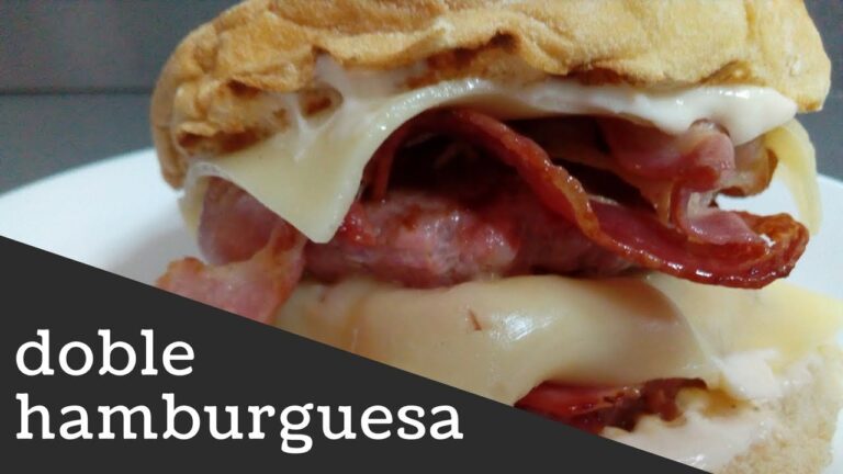 Deliciosas hamburguesas con bacon: receta fácil y rápida