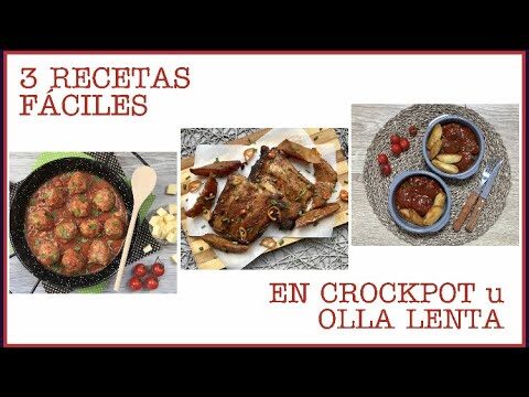 Deliciosos platos de cocción lenta con carne