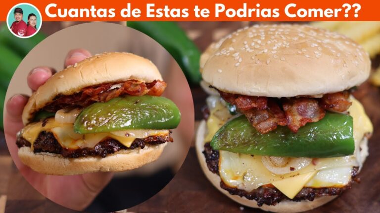 Deliciosas hamburguesas con jalape&ntilde;os: receta f&aacute;cil