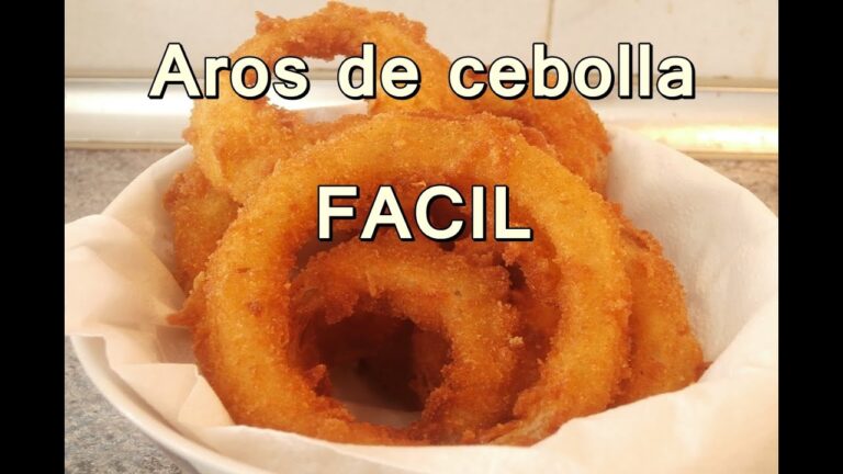 Deliciosos aros de cebolla crujientes: la receta perfecta