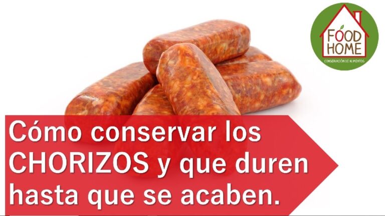 Conservaci&oacute;n del chorizo seco: consejos pr&aacute;cticos