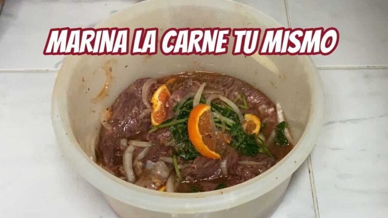 Guía para marinar carne de forma correcta
